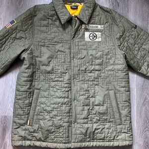 Nike Olive Green Pittsburgh Steelers Salute to Service Jacket